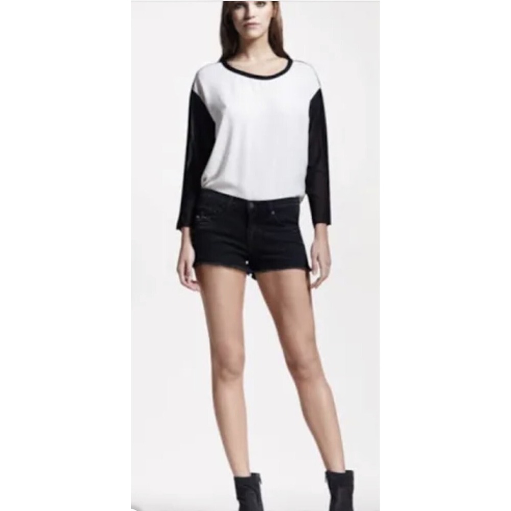 Rag‎ & Bone Jean Mila Black Shorts 30